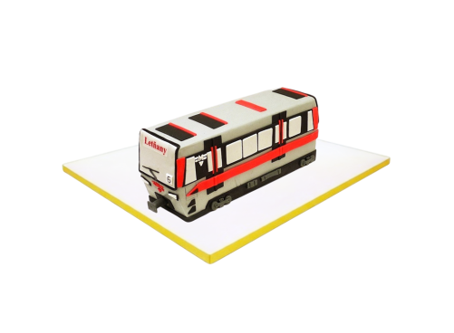 Modelovaný dort vagón metra
