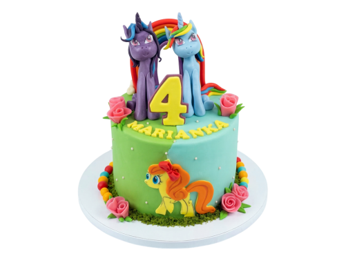 Dětský dort My Little Pony - s růžičkami