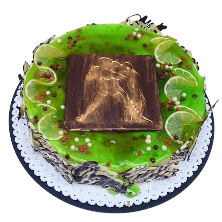 Limetkový dort se zvěrokruhem