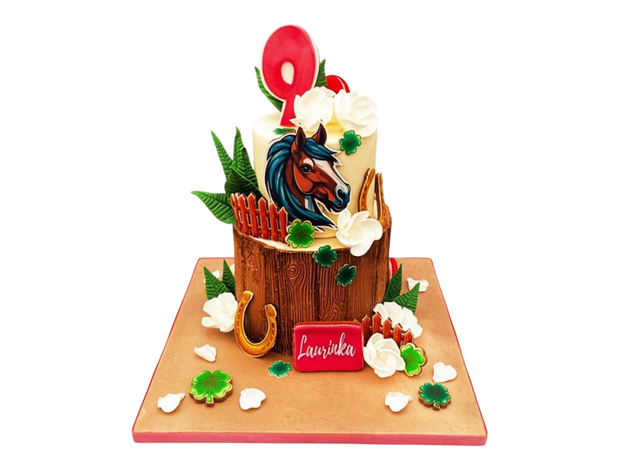 Tématický dort s koněm
