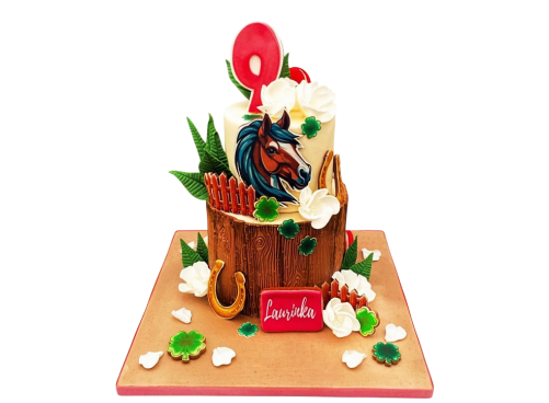 Tématický dort s koněm