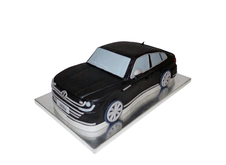 Modelovaný dort auto Volkswagen Arteon