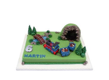 Dětský dort Mašinka Tomáš