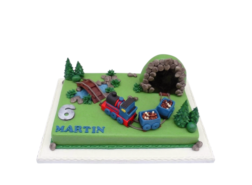 Dětský dort Mašinka Tomáš