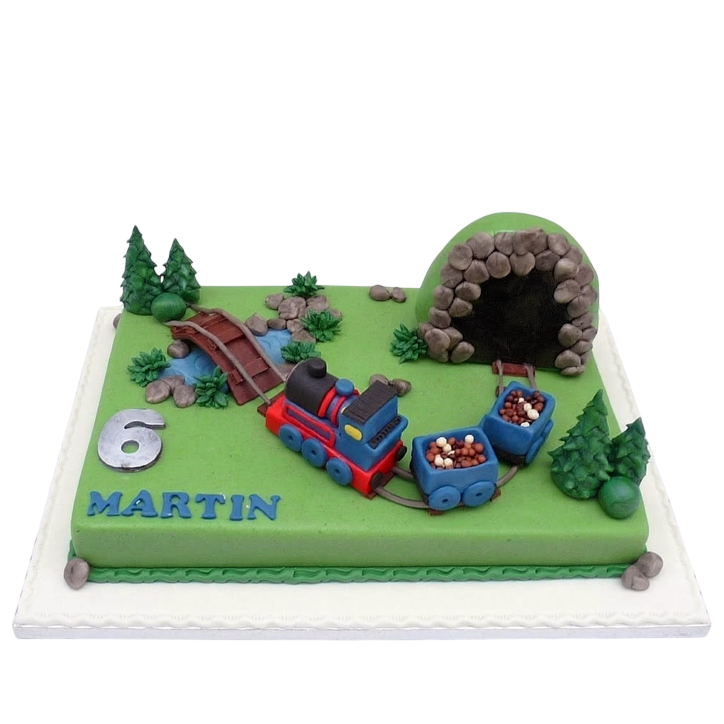 Dětský dort Mašinka Tomáš