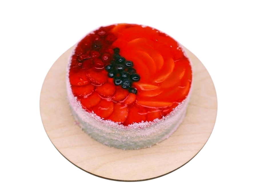 Bezlaktózový dort s ovocem