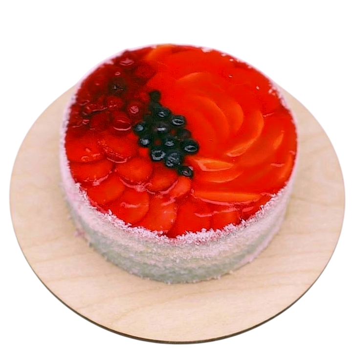 Bezlaktózový dort s ovocem