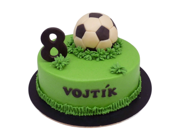 Tématický dort fotbalový míč