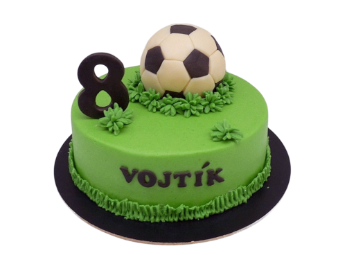 Tématický dort fotbalový míč