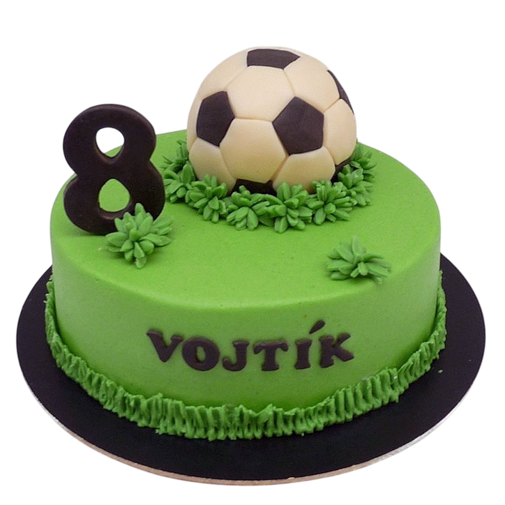 Tématický dort fotbalový míč