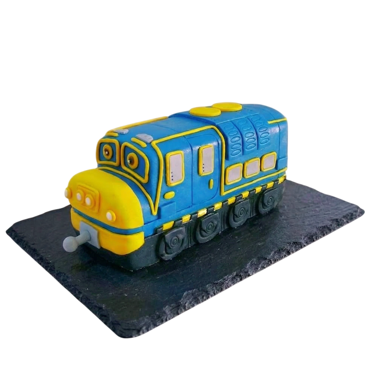 Modelovaný dort Chuggington - mašinka Bruno