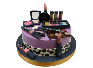 Tématický dort kosmetika NYX