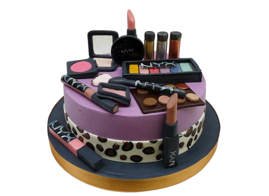 Tématický dort kosmetika NYX