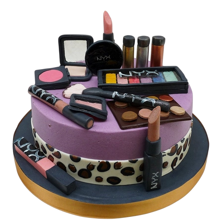 Tématický dort kosmetika NYX