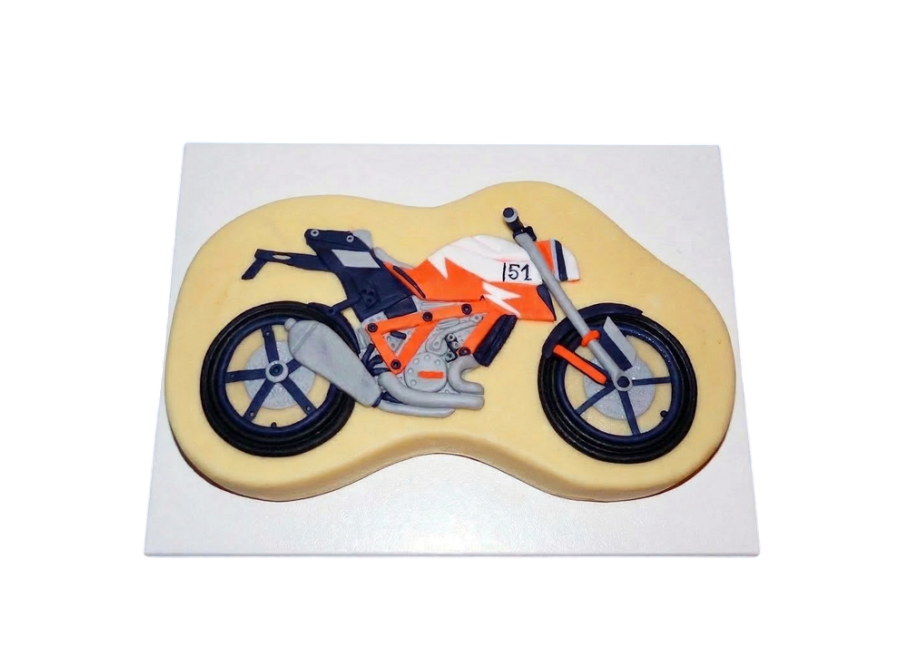 Tématický dort motorka KTM