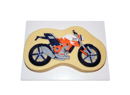 Tématický dort motorka KTM
