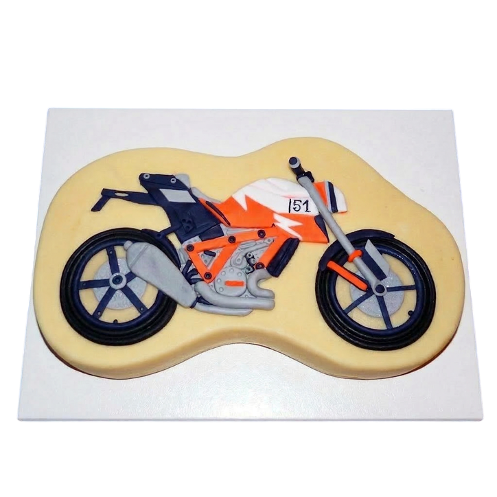 Tématický dort motorka KTM
