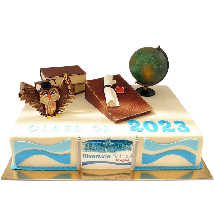 Firemní dort škola Riverside School Prague