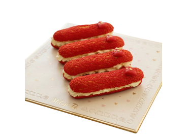 Valentýnské eclairs 4 ks