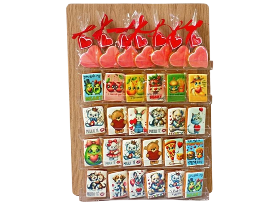 Valentýnské perníčky 10 ks