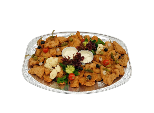 Smažené kuřecí stehenní mini řízečky 1,5 kg