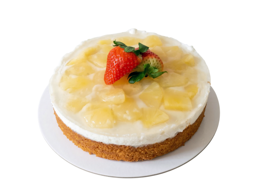 Veganský dort s ananasem