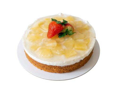 Veganský dort s ananasem