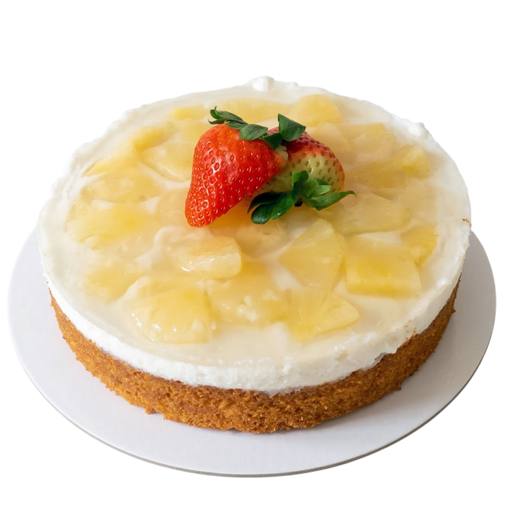 Veganský dort s ananasem