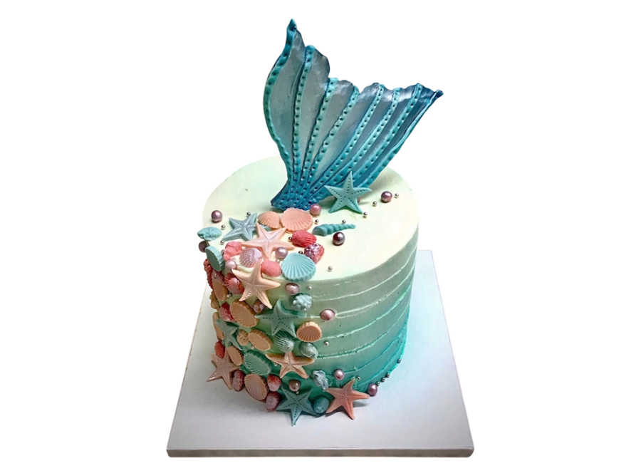 Tématický dort mořská panna