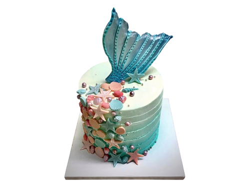 Tématický dort mořská panna