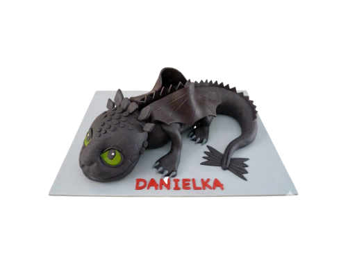 Modelovaný dort Jak vycvičit draka - Bezzubka