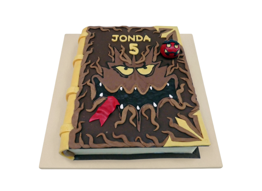 Dětský dort LEGO - Nexo Knights: Kniha příšer