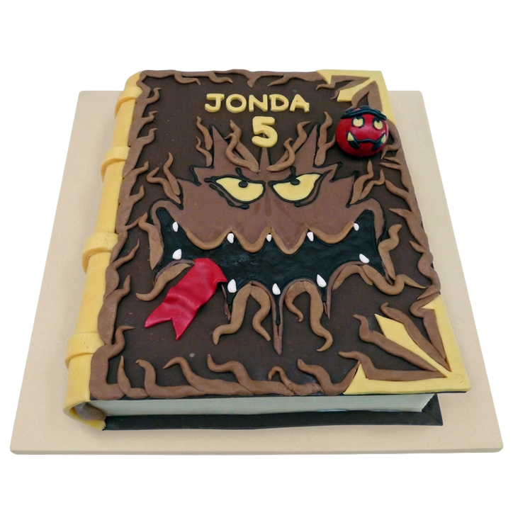 Dětský dort LEGO - Nexo Knights: Kniha příšer