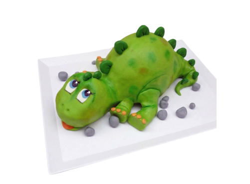 Modelovaný dort dinosaurus stegosaurus