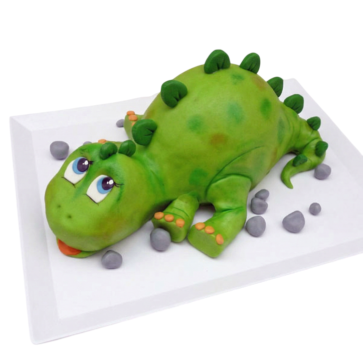 Modelovaný dort dinosaurus stegosaurus