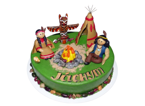 Dětský dort Vinnetou