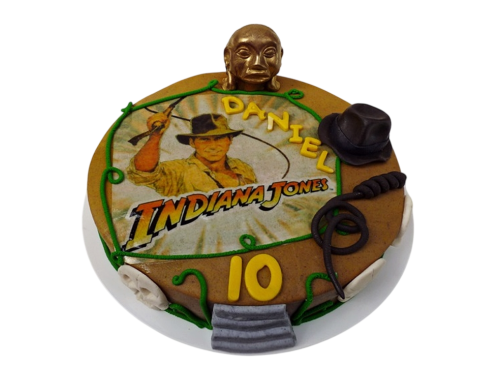 Dětský dort Indiana Jones