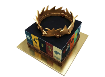 Tématický dort Hra o trůny - koruna