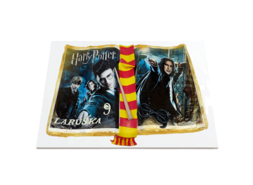 Dětský dort Harry Potter - otevřená kniha