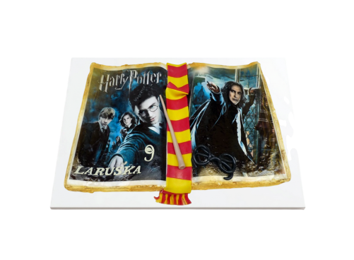 Dětský dort Harry Potter - otevřená kniha