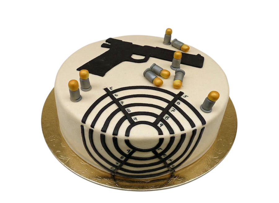 Tématický dort střelecký terč