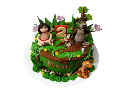 Dětský dort Kniha džunglí
