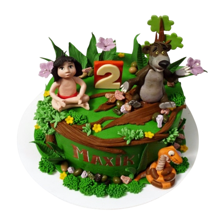 Dětský dort Kniha džunglí