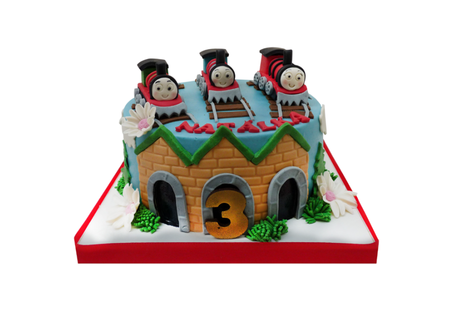 Dětský dort Mašinka Tomáš