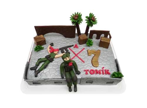 Modelovaný dort Counter Strike