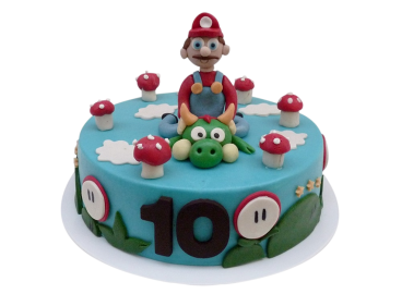 Dětský dort Super Mario - s Yoshim