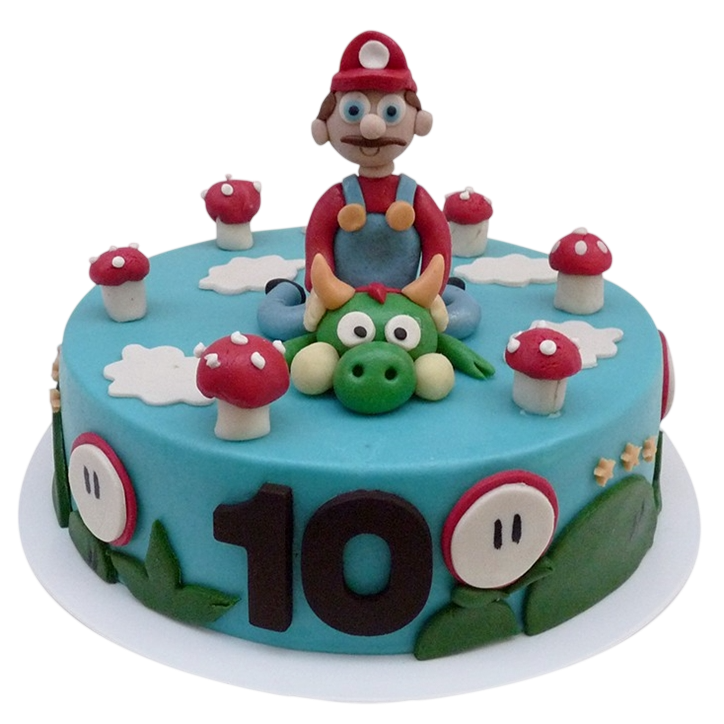Dětský dort Super Mario - s Yoshim