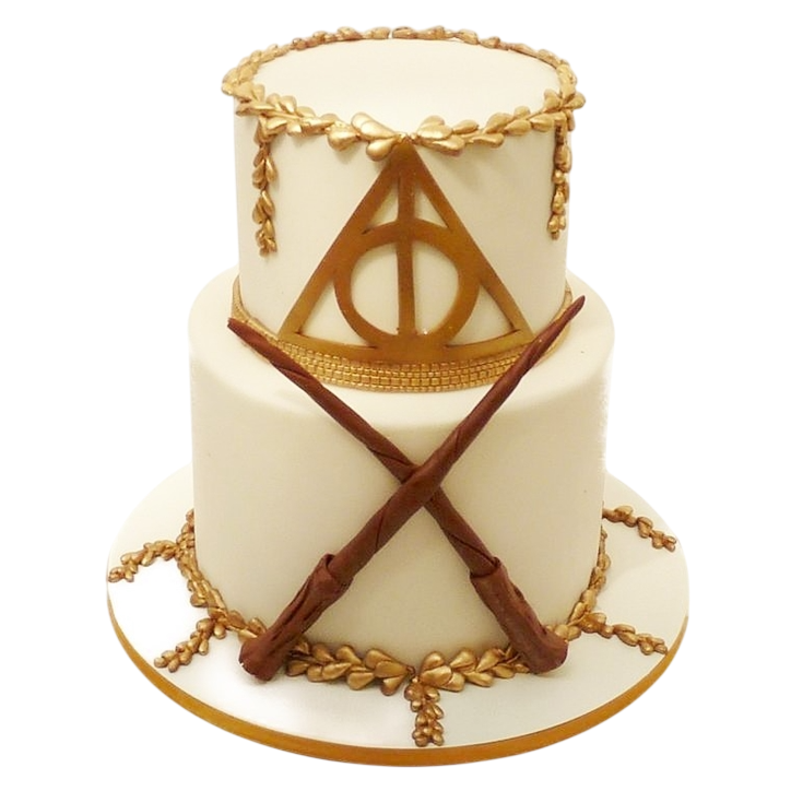 Dětský dort Harry Potter - relikvie smrti