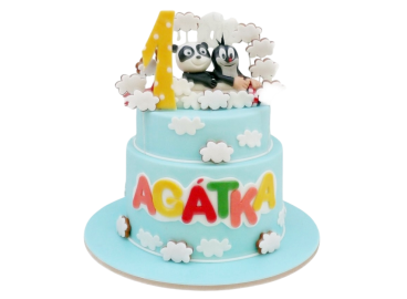 Dětský dort Krteček - s pandou