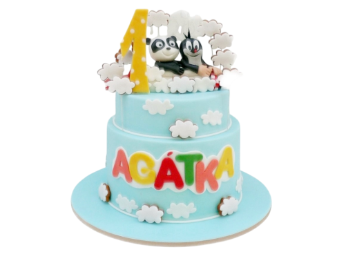 Dětský dort Krteček - s pandou